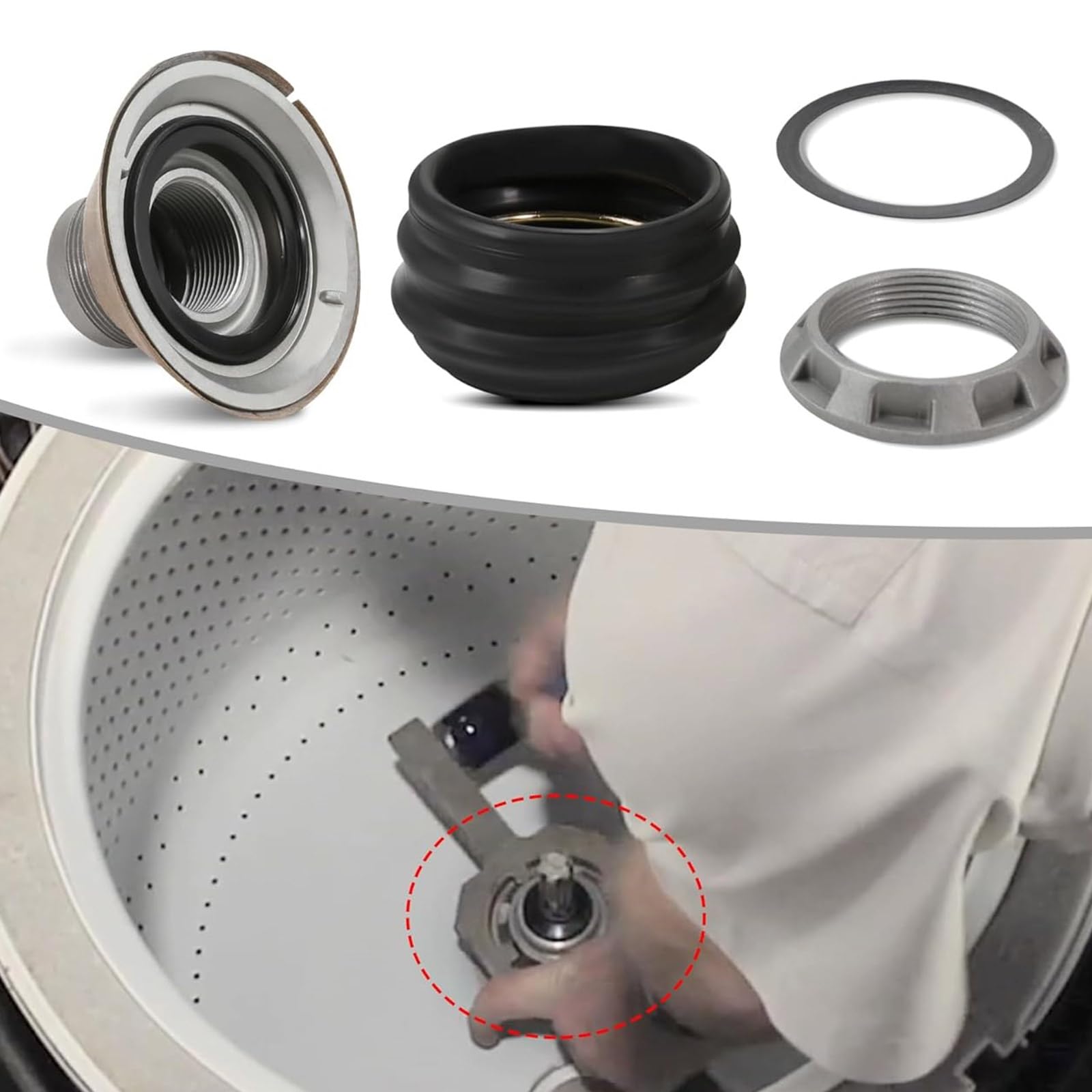 Kit Riparazione Stelo E Guarnizione Per Vasca Lavatrice – Parte #6-2095720, Compatibile Con Whirlpool