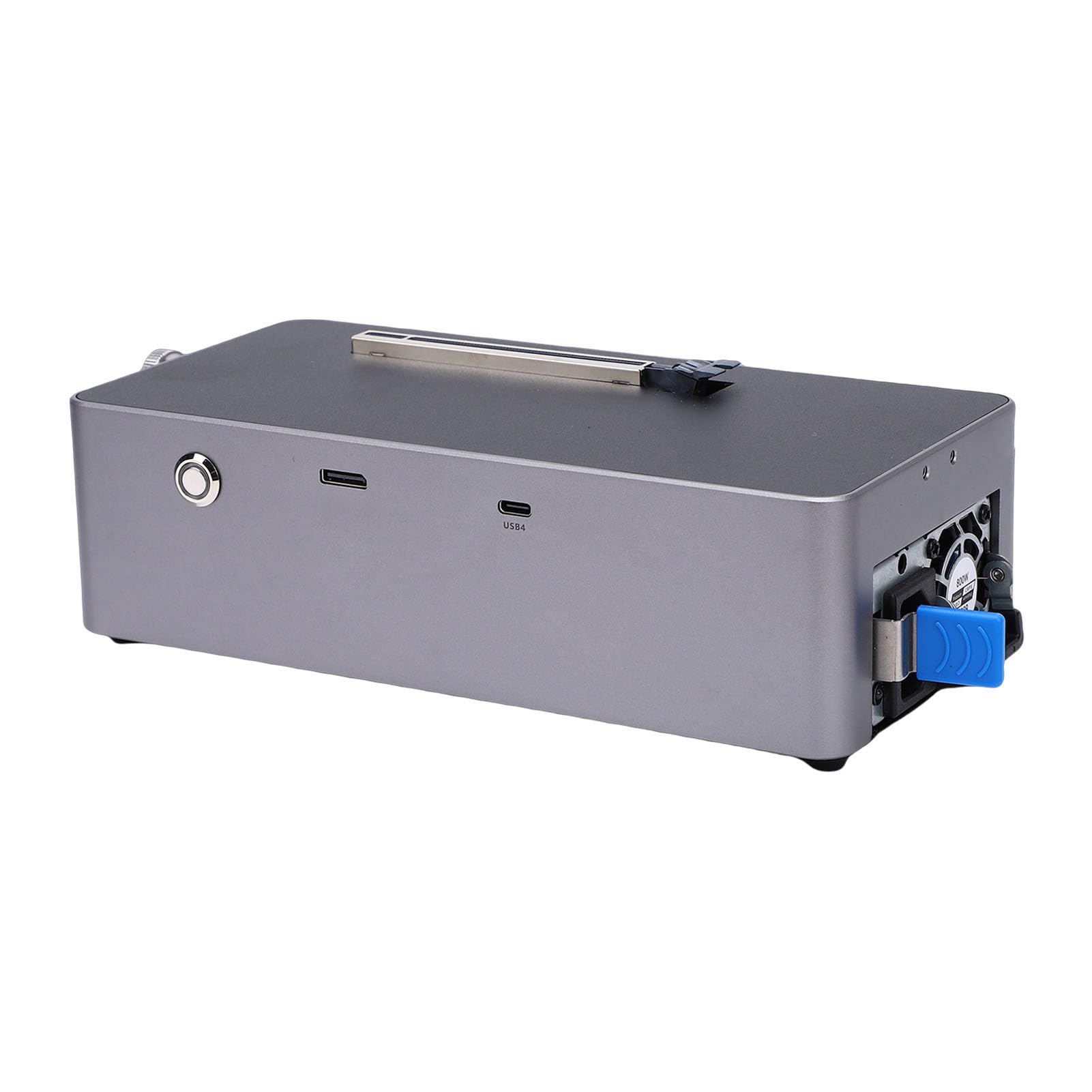 Cuifati Stacja Dokująca EGPU z Zasilaczem 800 W PCIe 4.0 X 4 Lane z OCuLink USB4 TGX Hot Swap, Stacja Dokująca Karty Graficznej do Gier W Laptopach i Stacji Roboczej (wtyczka UE)