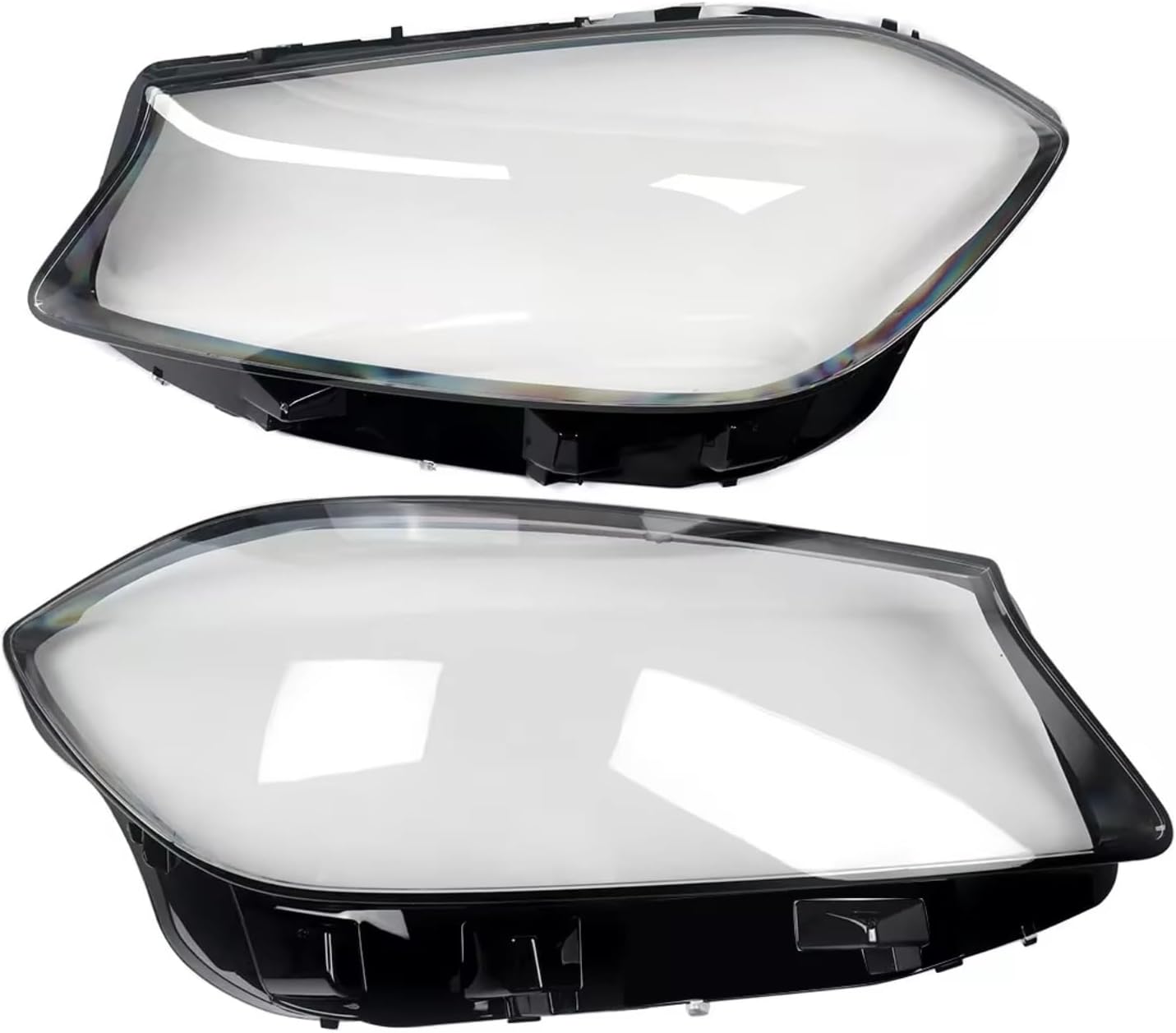Clear Glass Headlamp Lens Compatible With Benz For A Class W176 2015 2016 2017 2018 Pair Front Headlight Shell Shade Replace Accessories Modified