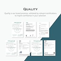 Vista 6 de CSD Colo - 30 máscaras faciales desechables moradas, 3 capas para adultos con cinta elástica para las orejas, clip para puente nasal, máscara