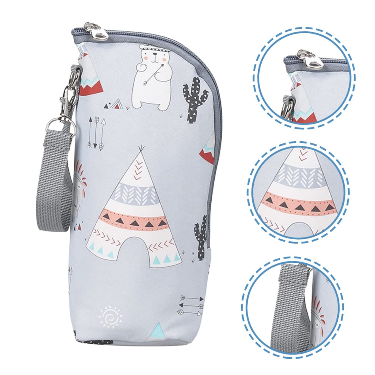 Abaodam 5pièces pour Biberon Poche Thermique Portable pour Stockage De Lait Accessoire De Poussette pour pour Voyage Et Activités Extérieures