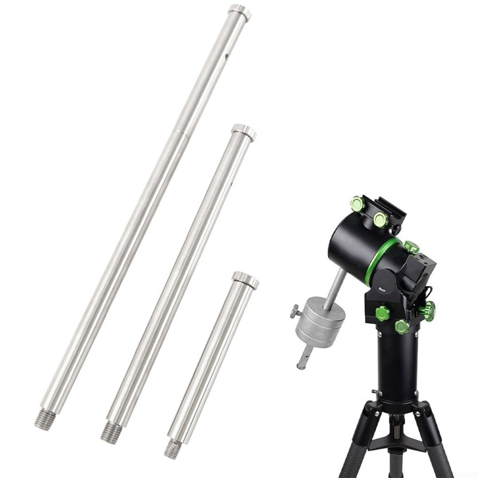 Télescope astronomique avec tige de marteau lestée, accessoire en acier inoxydable pour télescope équatorial 164 mm/314 mm/470 mm (470 mm-M16)