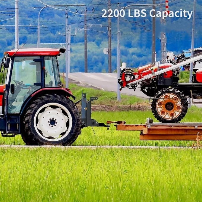 3 Point Skid Steer Quick Tach Conversion Adapter Fit 3Pt Cat 1 Tractor 2200lbs