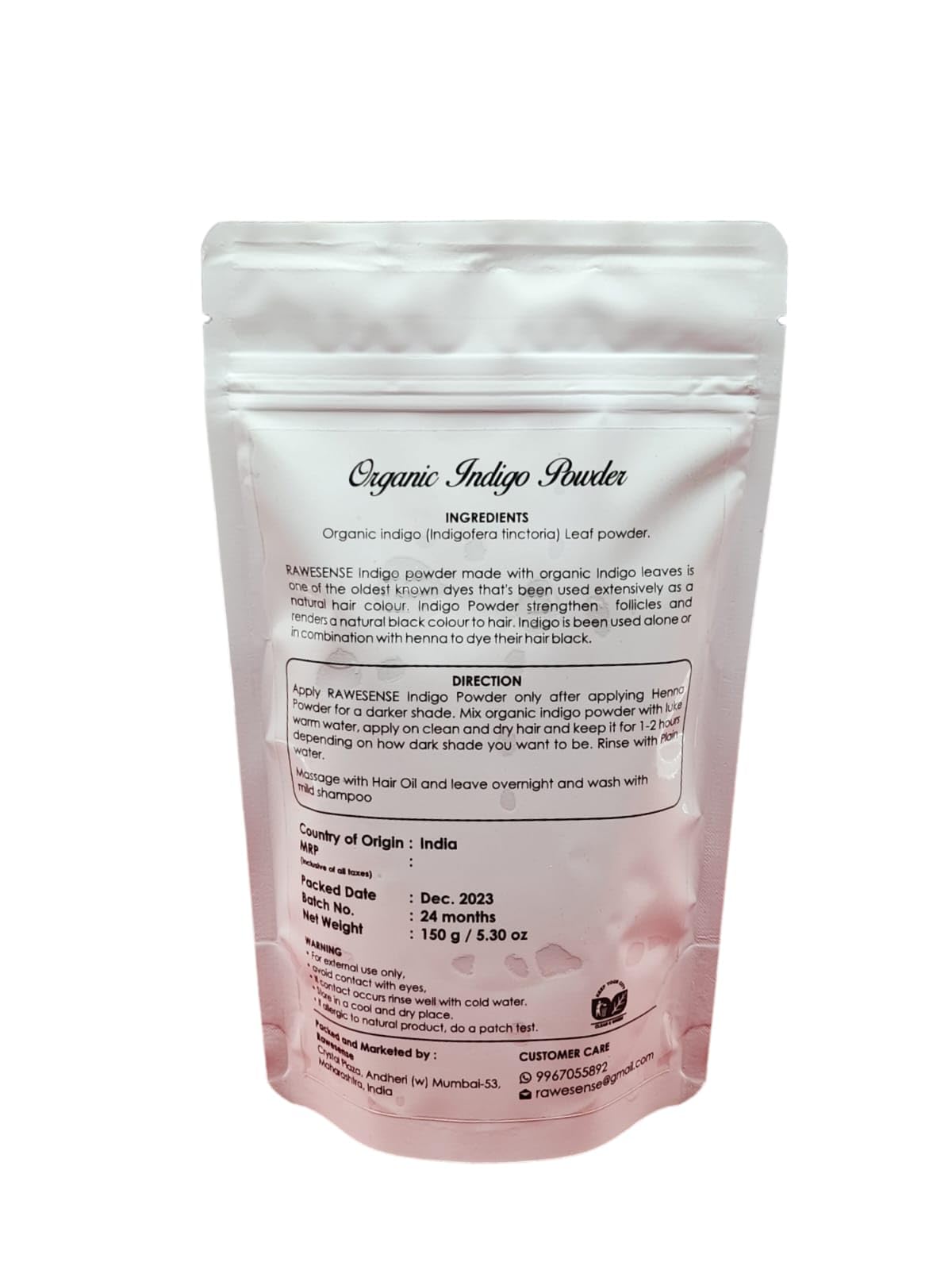 Organic Indigo Powder | Natural Hair Color Powder - 150gm-image-40