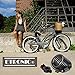 ETRONIC M6 Resettable Combination Lock Bike Cable, 6-Feet x 3/8-Inch, Black