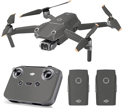 Vista 38 de SopiGuard Skin for DJI Mavic Air 2s - Juego completo de calcomanías de vinilo de precisión + controlador + 3 fundas de batería