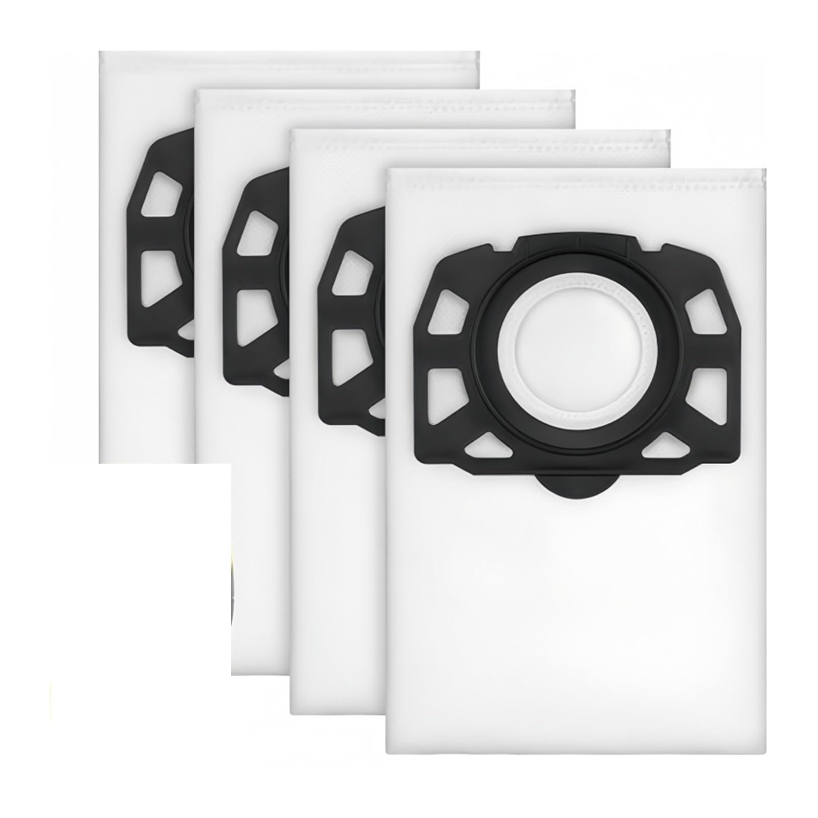 HIZON Vacuum Cleaner Bags Accessories, Compatible For Karcher，WD2 Plus WD3 KWD1 KWD2 KWD3 MV3 WD3.200 to WD3.800 M SE4001 SE4002