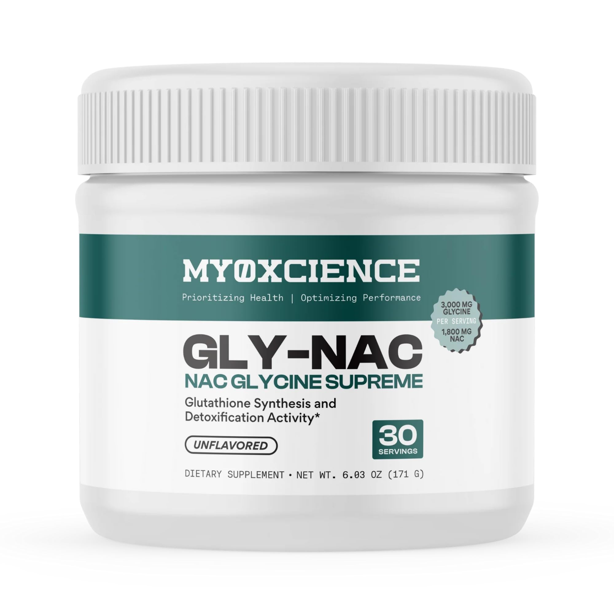 MYOXCIENCE NAC Glycine Supreme | Natural Peach & Pineapple | 30 Servings — Amazon image 11