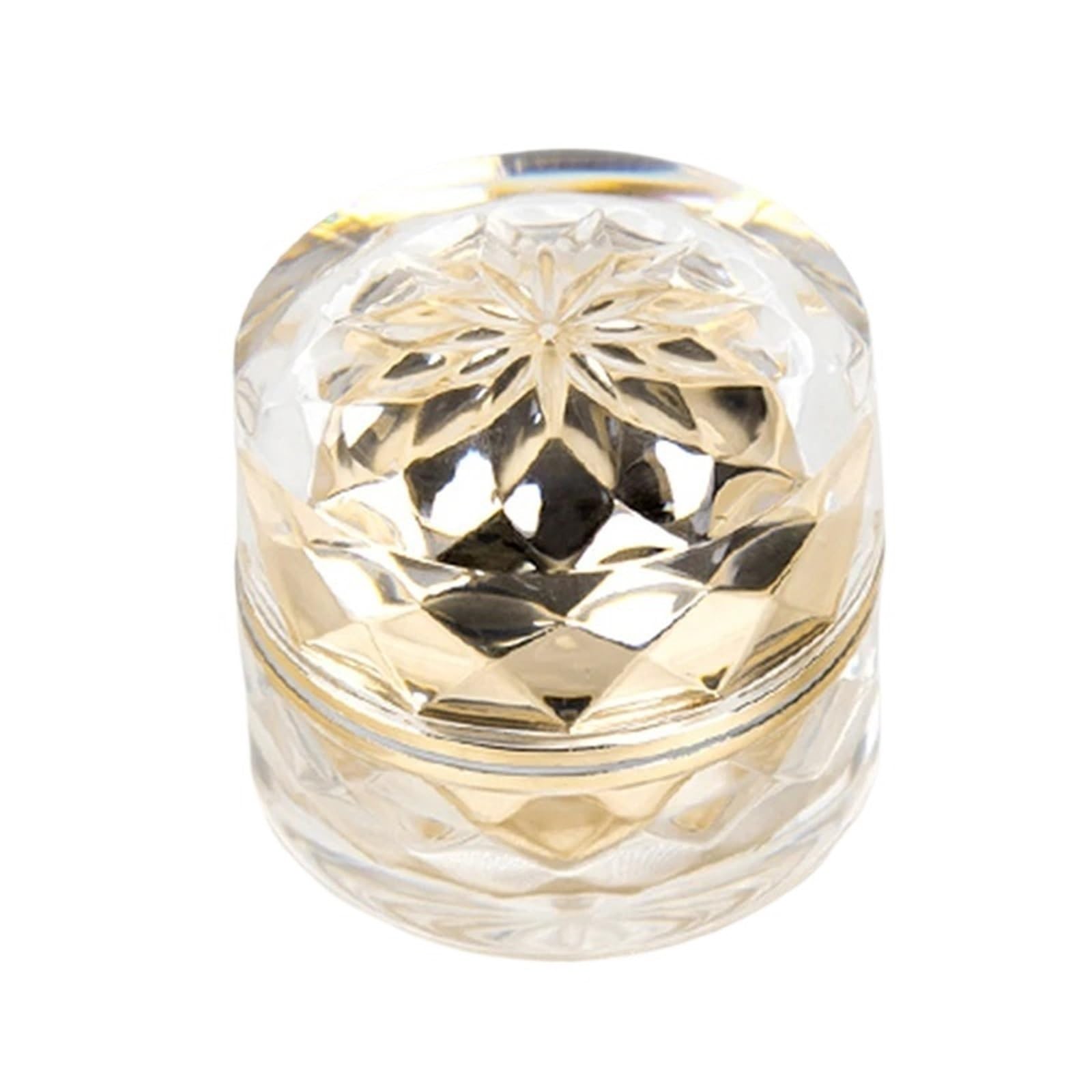 Face cream dispensing jar Empty Eye Face Cream Jar Body Lotion Packaging Bottle Travel Refillable Cosmetic Storage(Gold)