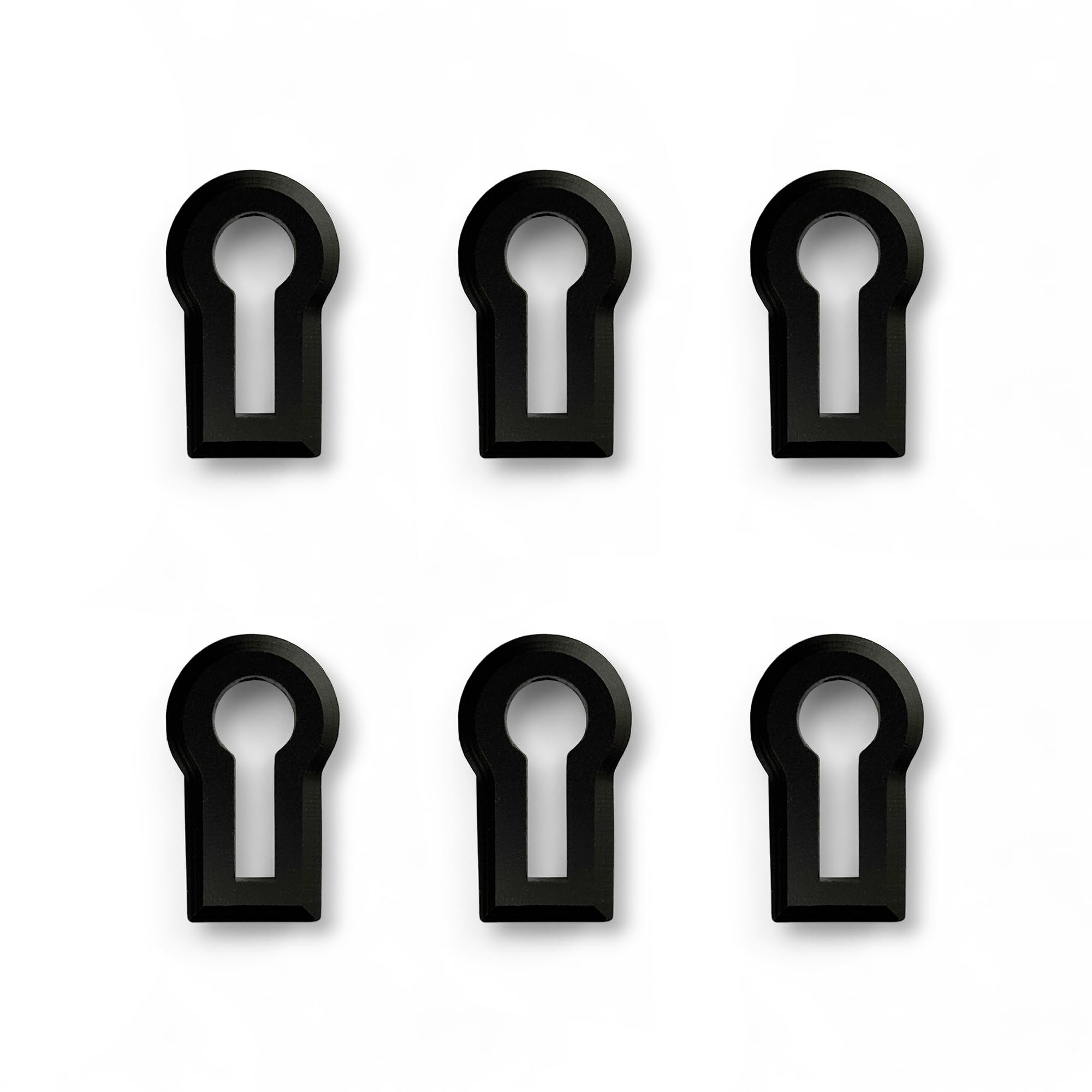 Moksh Plus Brass Fancy Key Hole Cover Medium for Small Lock (Pack of 6 Pcs.) (Z-Black)-picture-18
