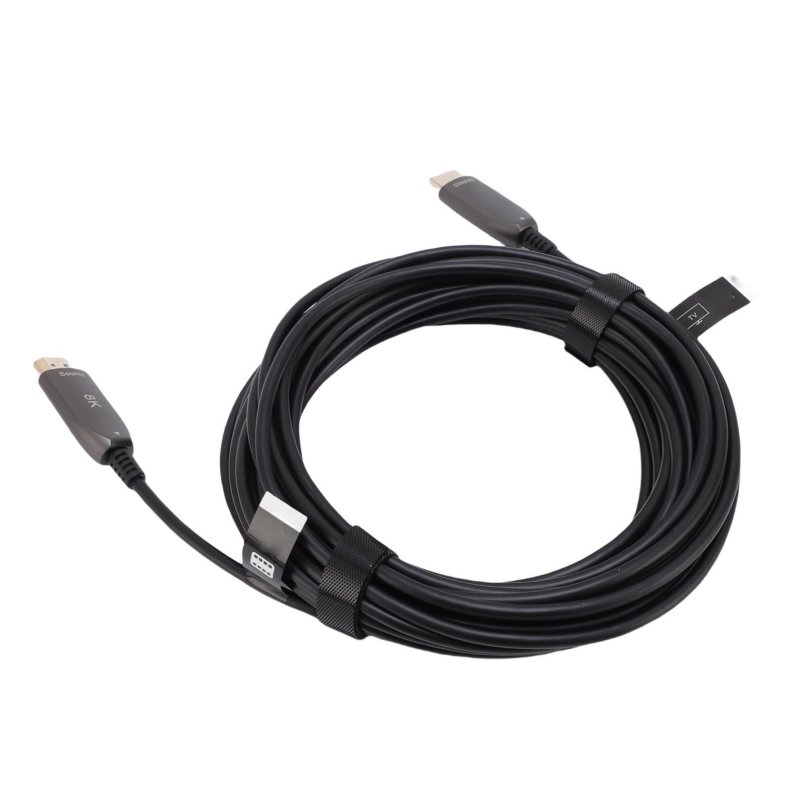 Bewinner Kabel światłowodowy 8K HD 10m, 48Gbps 60Hz HDR, do zastosowań