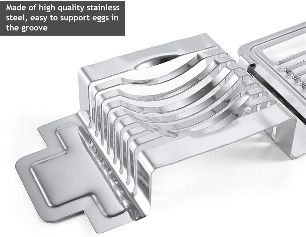 Egg Slicer Cut for Hard Boiled Eggs Professional Metal Wire Cutter Divider Stainless Steel Tools Kitchen Accessories