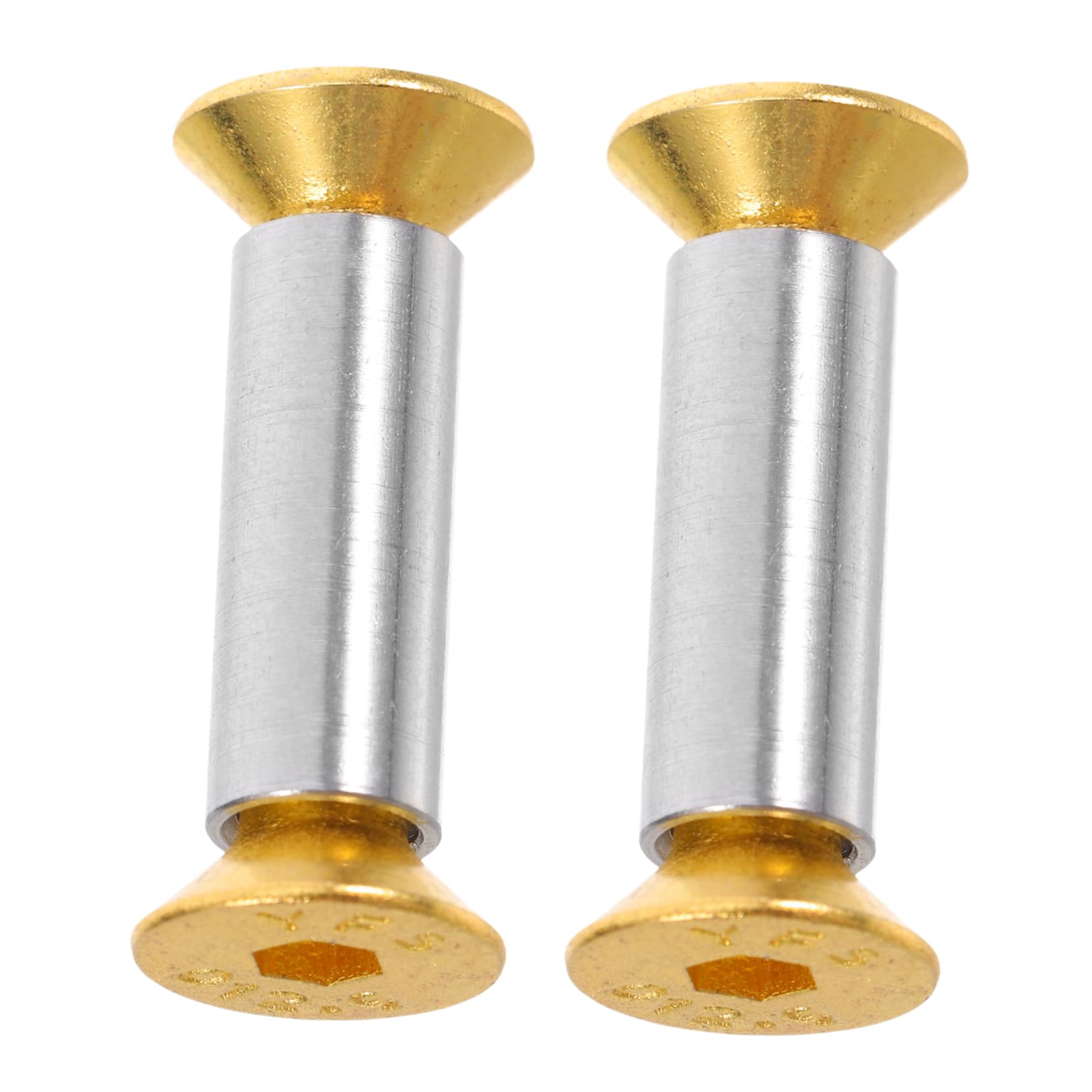 NAMOARLY Flat Head Rivets Set for Knife Handle Repair 2pcs Brass Rivets for Diy Knife Handle Screws