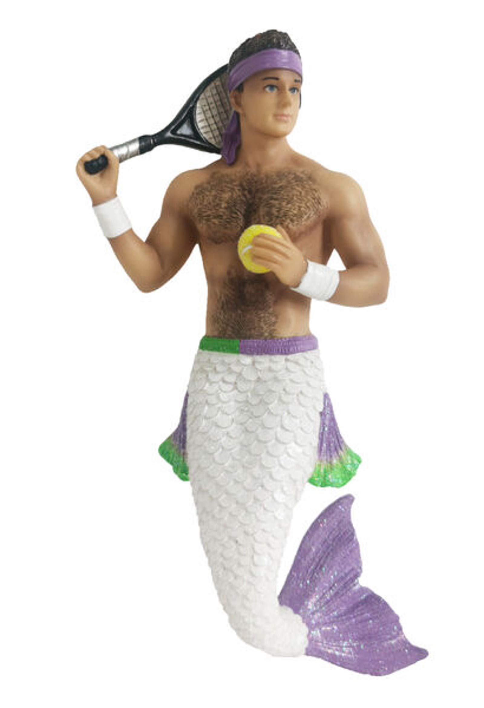 December Diamonds Ace Tennis Merman Christmas Tree Ornament 5555160