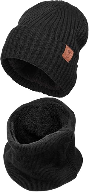 OZERO Beanie Hat, Men and Ladies Winter Thermal Hat for Running & Cycling and Ski