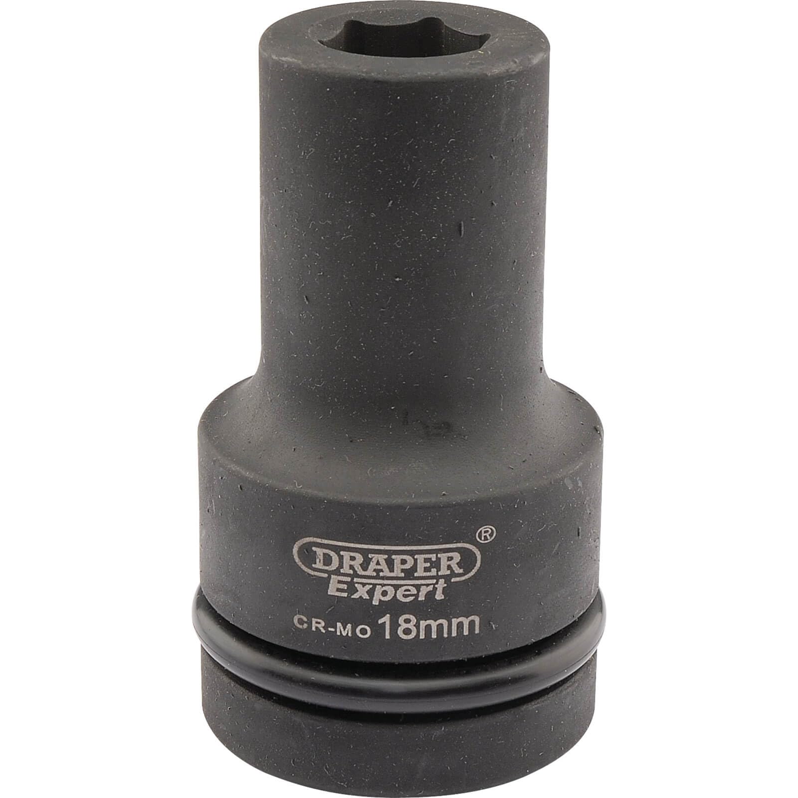 Draper Expert 5133 18mm 1-inch Square Drive Hi-Torq 6-Point Deep Impact Socket