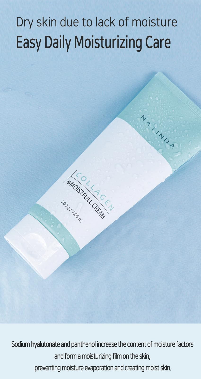 NATINDA Collagen Moistfull Cream with Marine Collagen (200gr) - Image 3