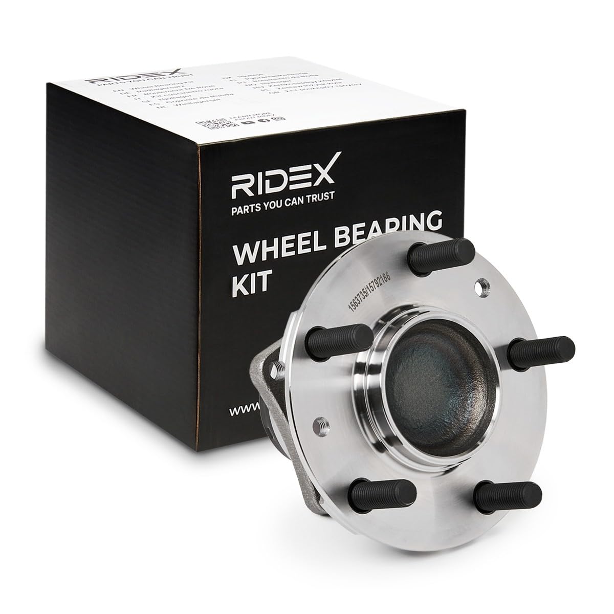 RIDEX 654W1208 Juego de cojinete de rueda Delantero, ambos lados Rodamiento integrado en buje de rueda Compatible con MAZDA RX-8 SE, FE