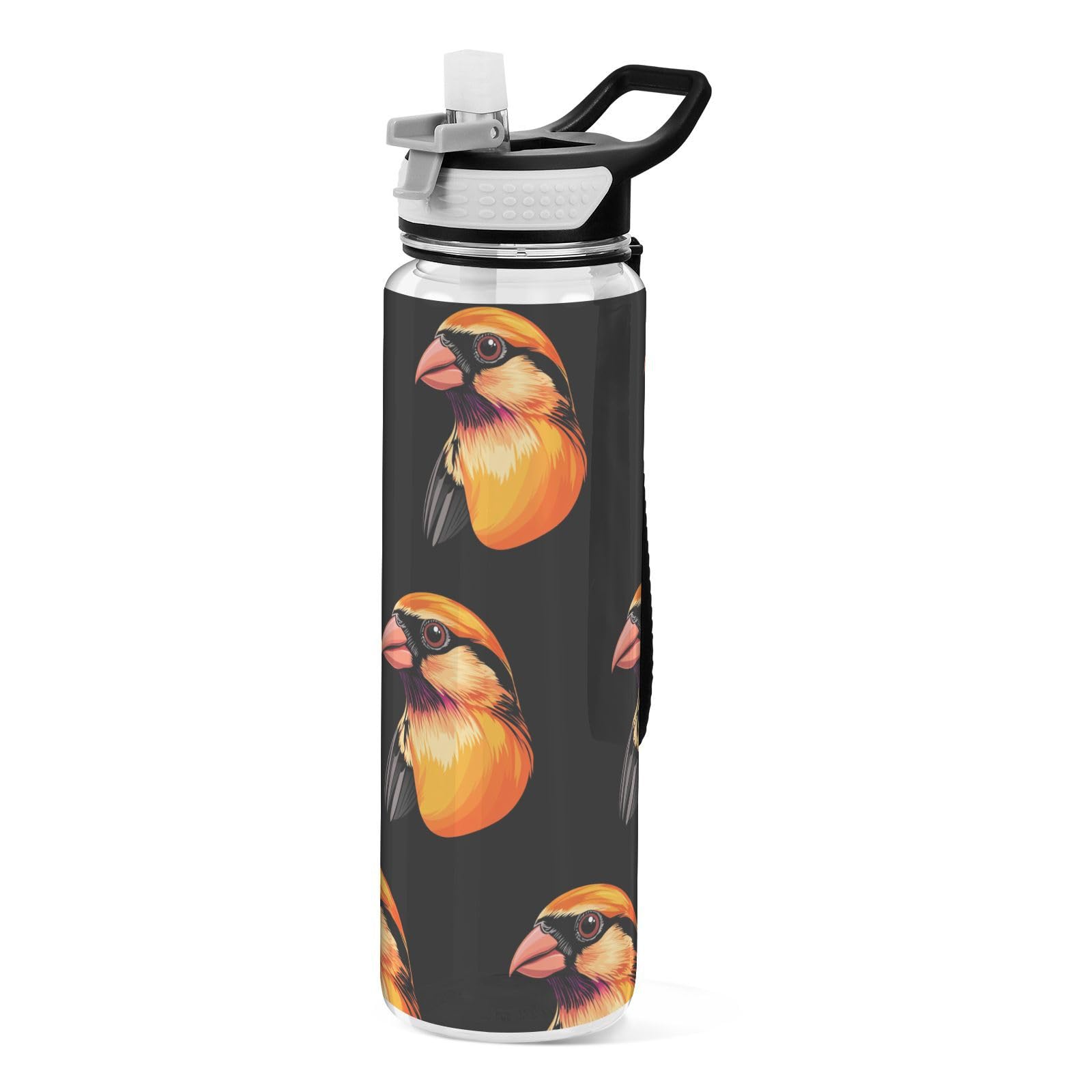 Bouteille d'eau en Tritan sans BPA de 887 ml transparente pour éviter les fuites