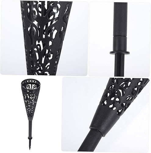 Miniatura 7 de IMIKEYA 2 cestas de flores, jarrón de flores de cementerio en cementerio de tierra, jarrones conmemorativos para tumbas, jarrones a granel para