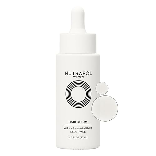 Nutrafol Women's Hair Serum, Supports Visibly Thicker and Stronger Hair,