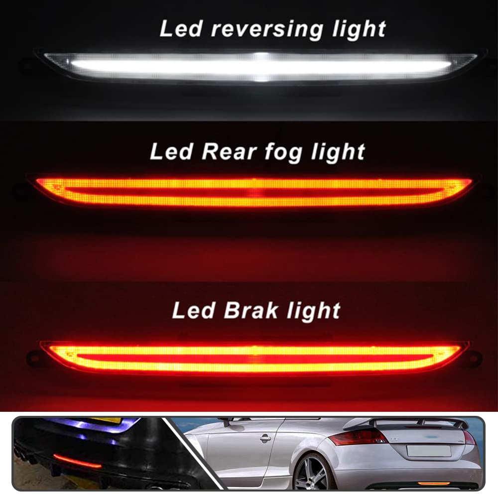 Amazon | TTRS LED リアバンパーブレーキ反転フォグランプ Audi TT TTS