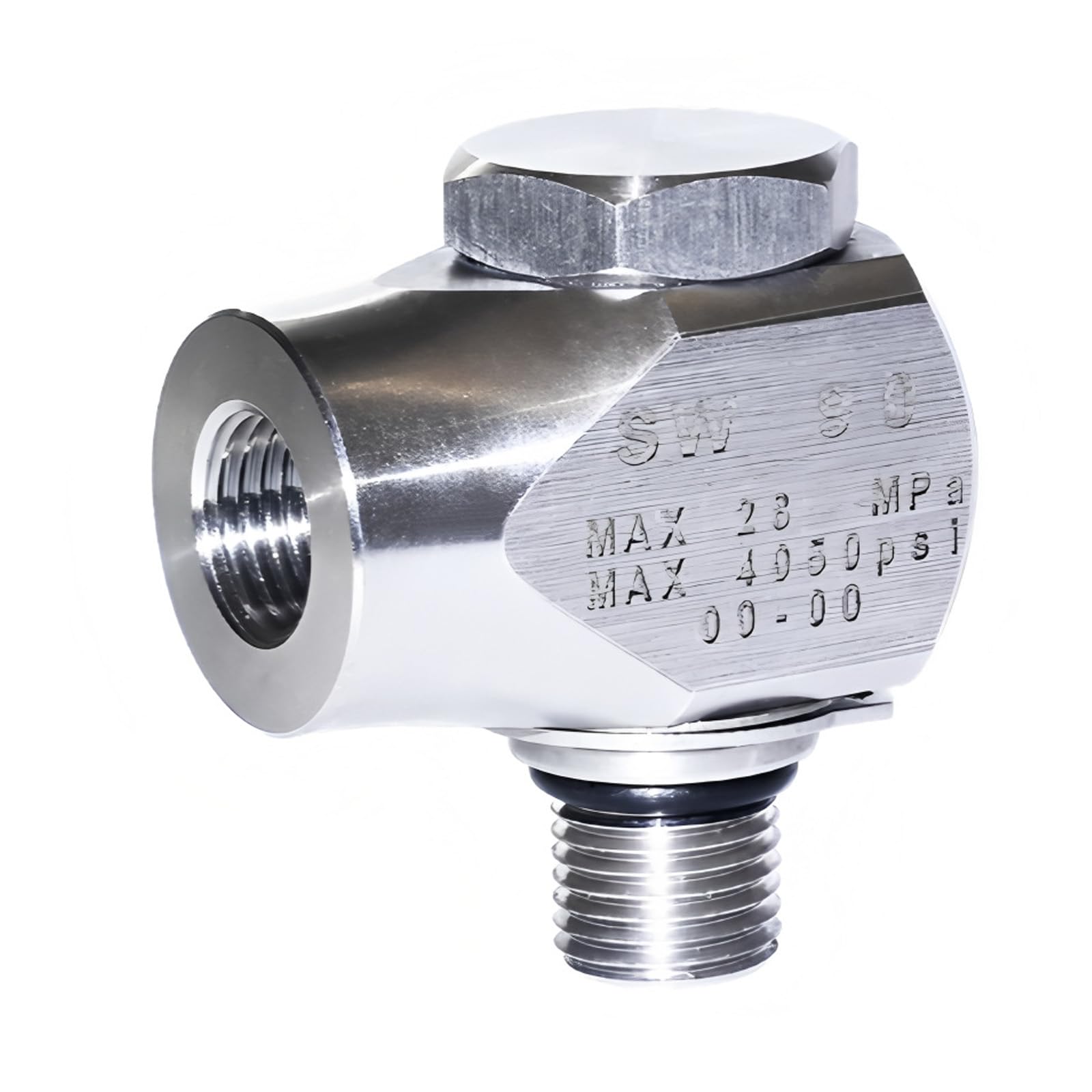 Professional Stainless Steel Rotating Union Joint for Commercial Vehicle Cleaning Equipment High Pressure Washers Stress Car Wash Whirling Union