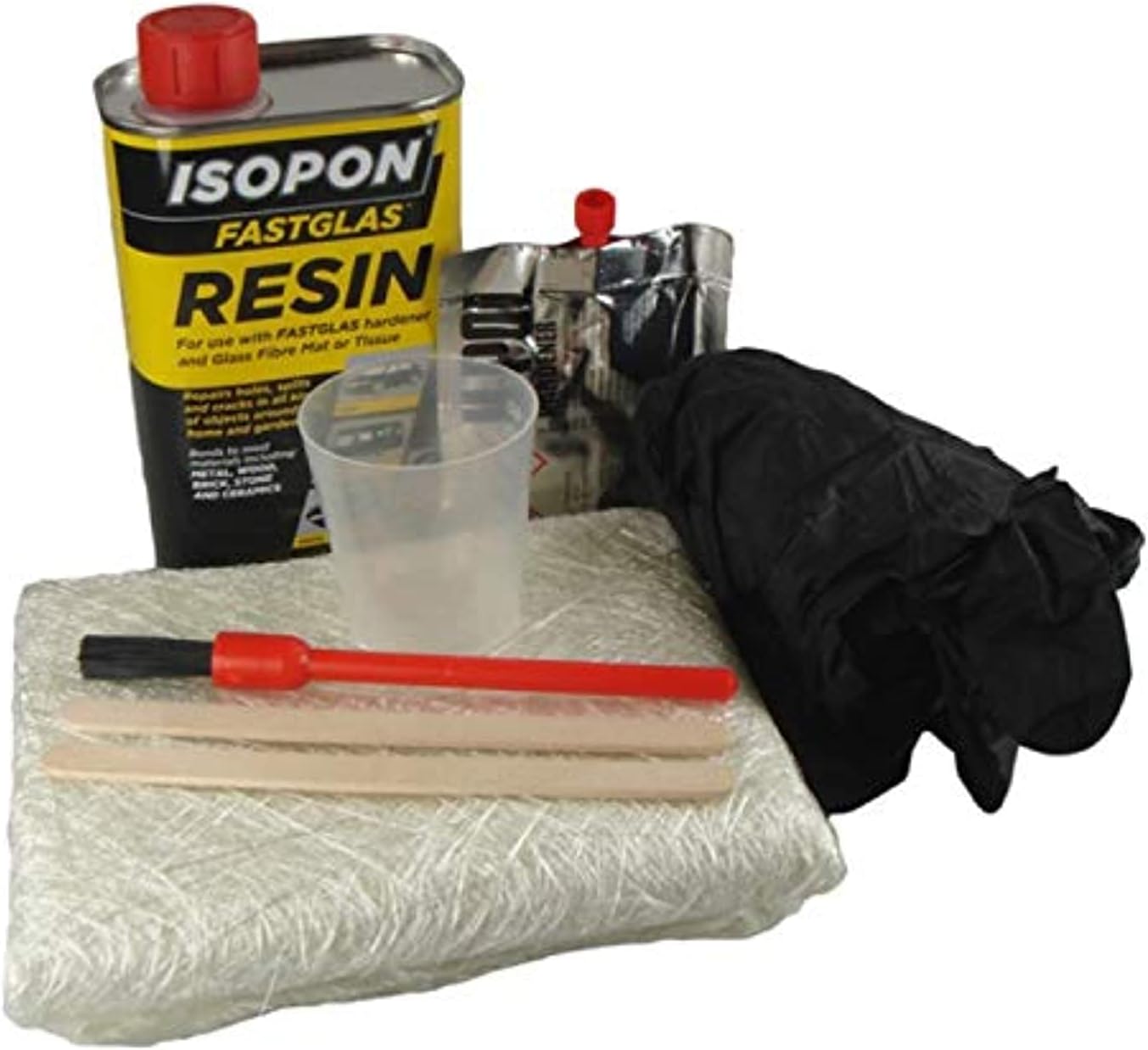 ISOPON Fiber Glass Repair Kit 0.25M Squire Fastglass Uk Amazon.ae