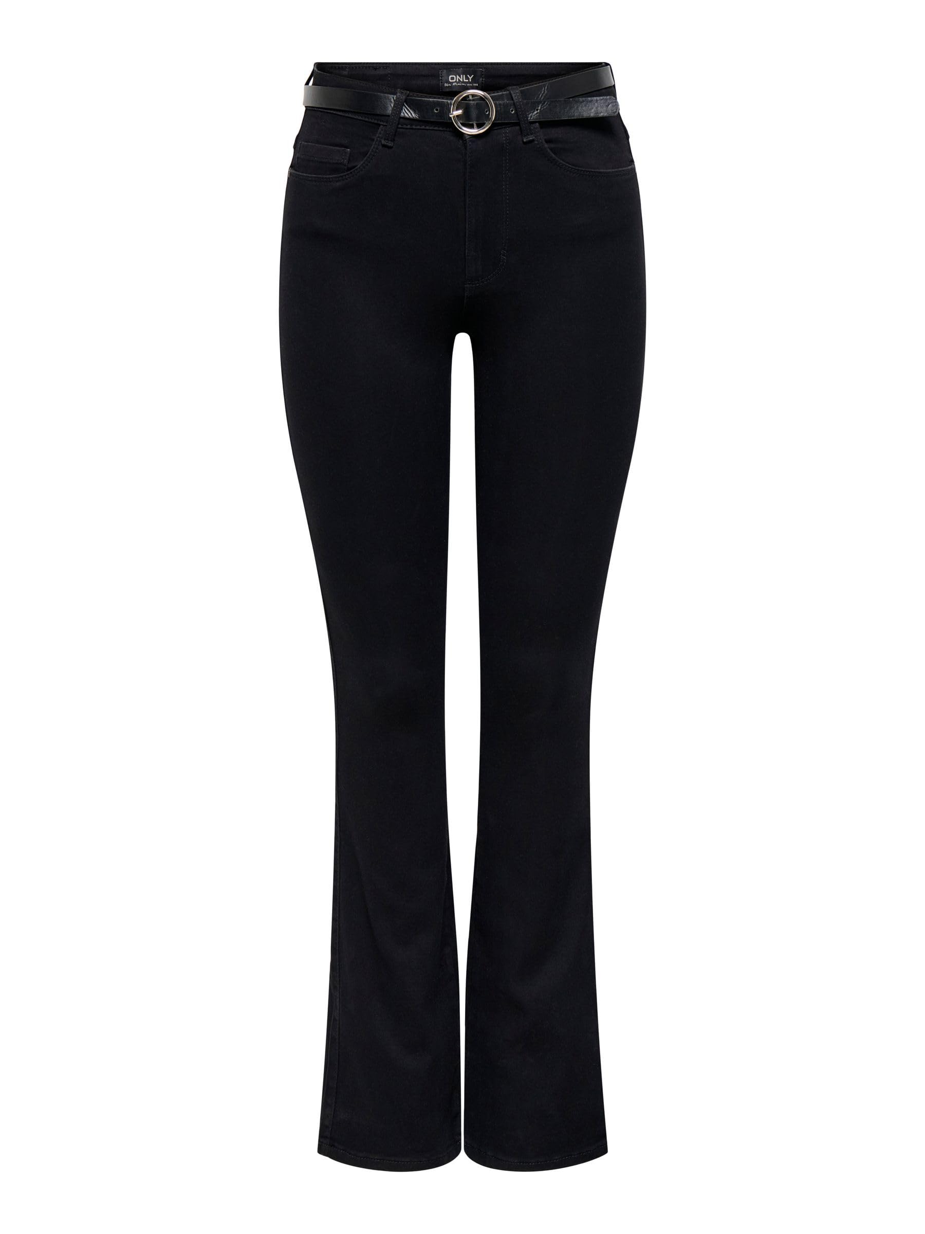 ONLY Female Flared fit Jeans ONLROYAL Hohe Taille Skinny Fit Jeans