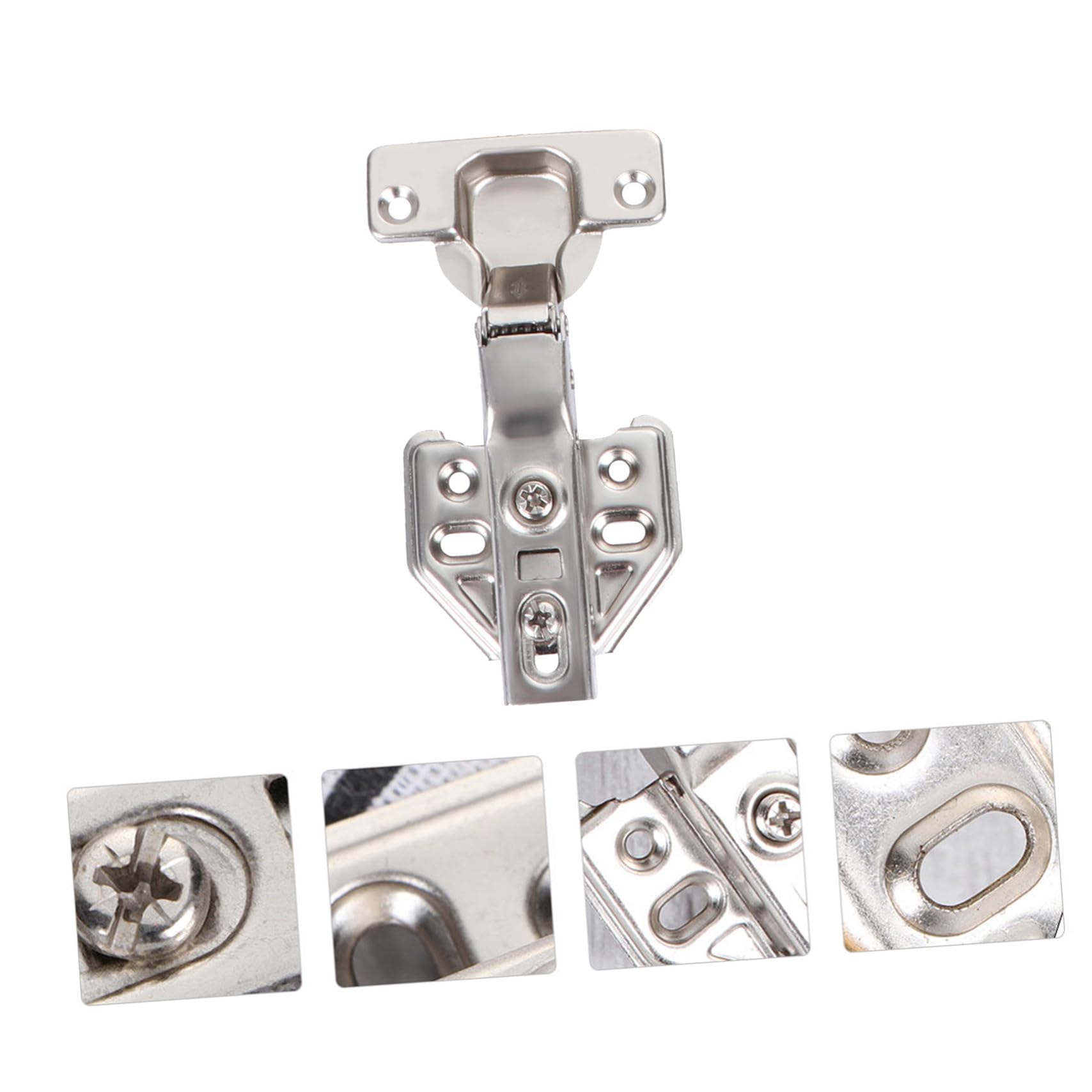 POPETPOP 8pezzi Cerniere Idrauliche Ammortizzatore Per Mobili Cerniere Chiusura e Hardware Metallico Facile Installazione