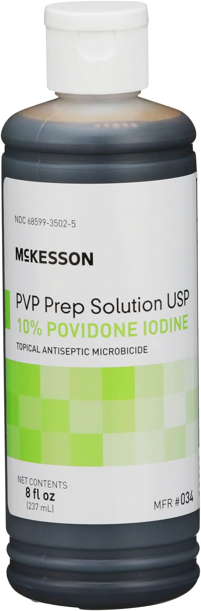 PVP Prep Solution USP, 10% Povidone-Iodine, 8 oz, 1 Count