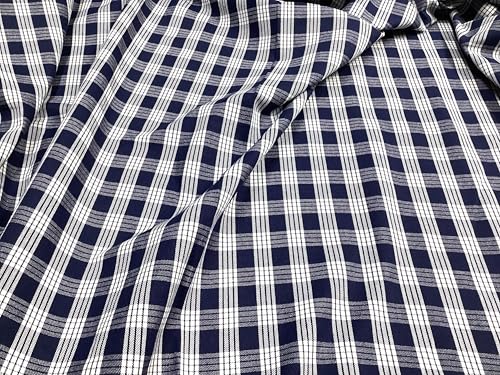 Luxurious Navy Blue Palaka Hawaiian Print Fabric - Premium Quality Textile by The Yard 5 Luxurious Navy Blue Palaka Hawaiian Print Fabric - Premium Quality Textile by The Yard - Image 4