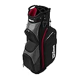 Wilson Feather Golf Trolley Bag Black/Grey/Red Black / Grey / Red Trolley bag