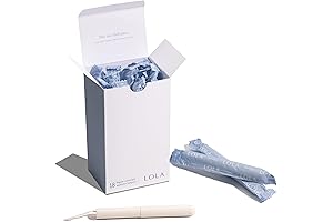 LOLA Organic Cotton Tampons with Cardboard Applicator, Regular