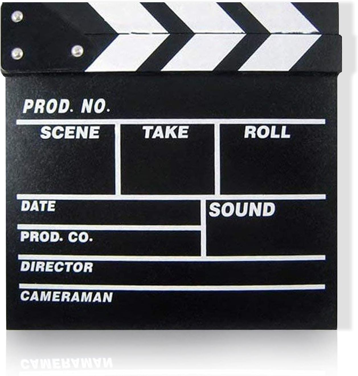 Claqueta de película mini negra 7.87x7.87 pulgadas