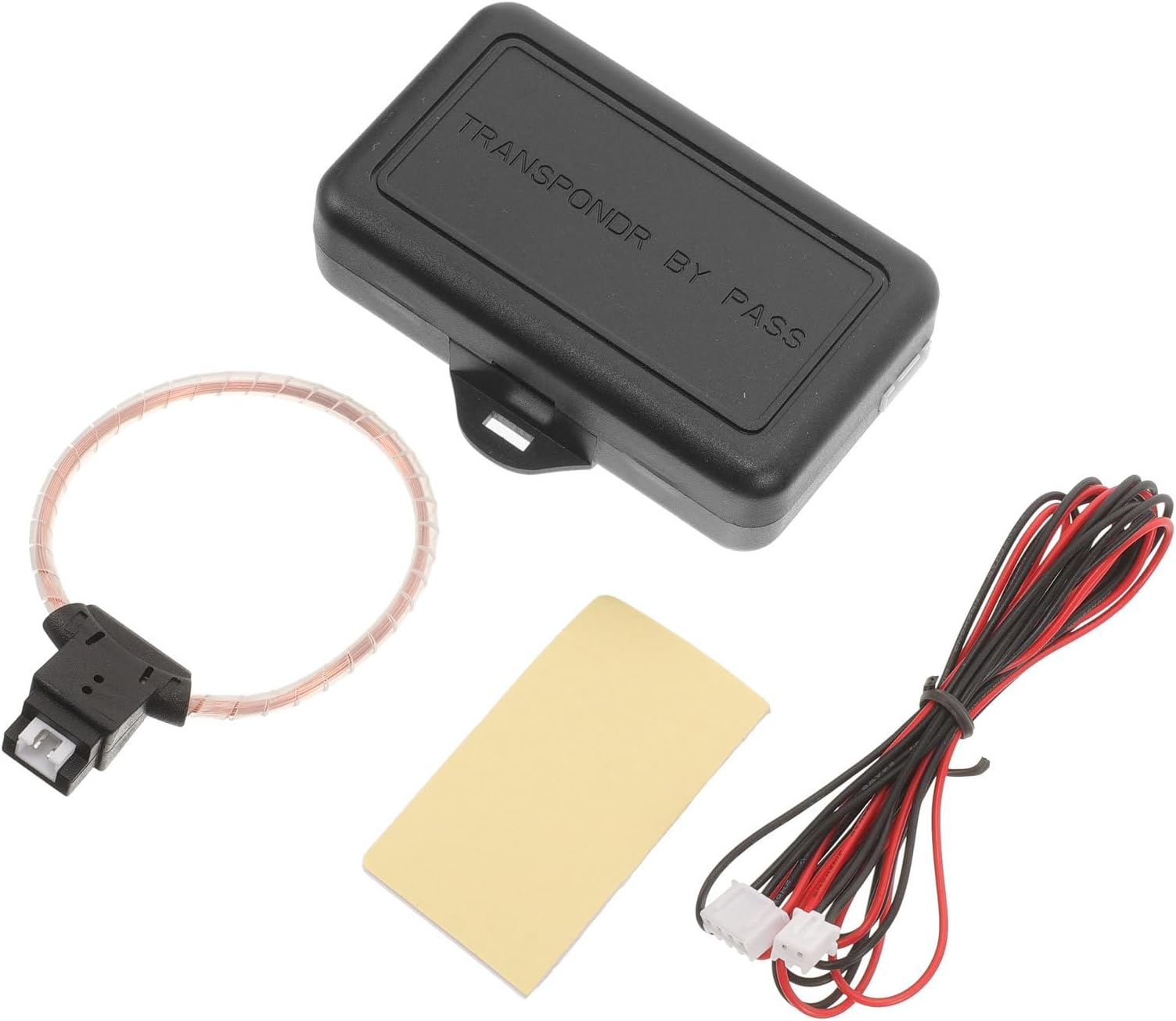 Abaodam Car Immobilizer Bypass Module Kit Chip Key Sensor for Engine Start Stop Remote Car Starter Auto Bypass System Compatible Original Key for Vehicle Security