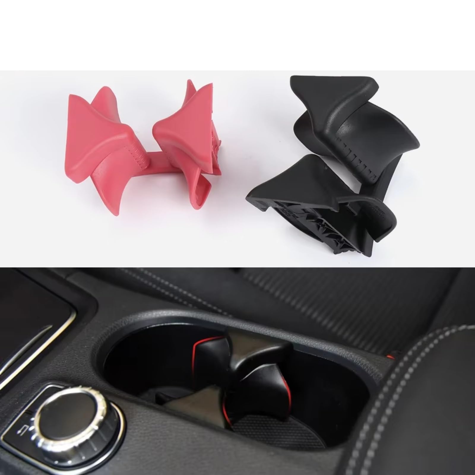 Auto Innenraum Zubehör Compatibile Con Benz GLA W156 2015-2020 Classe A W176 2013-2018 Car Center Console Portabicchieri Portabevande Inserto Divisore