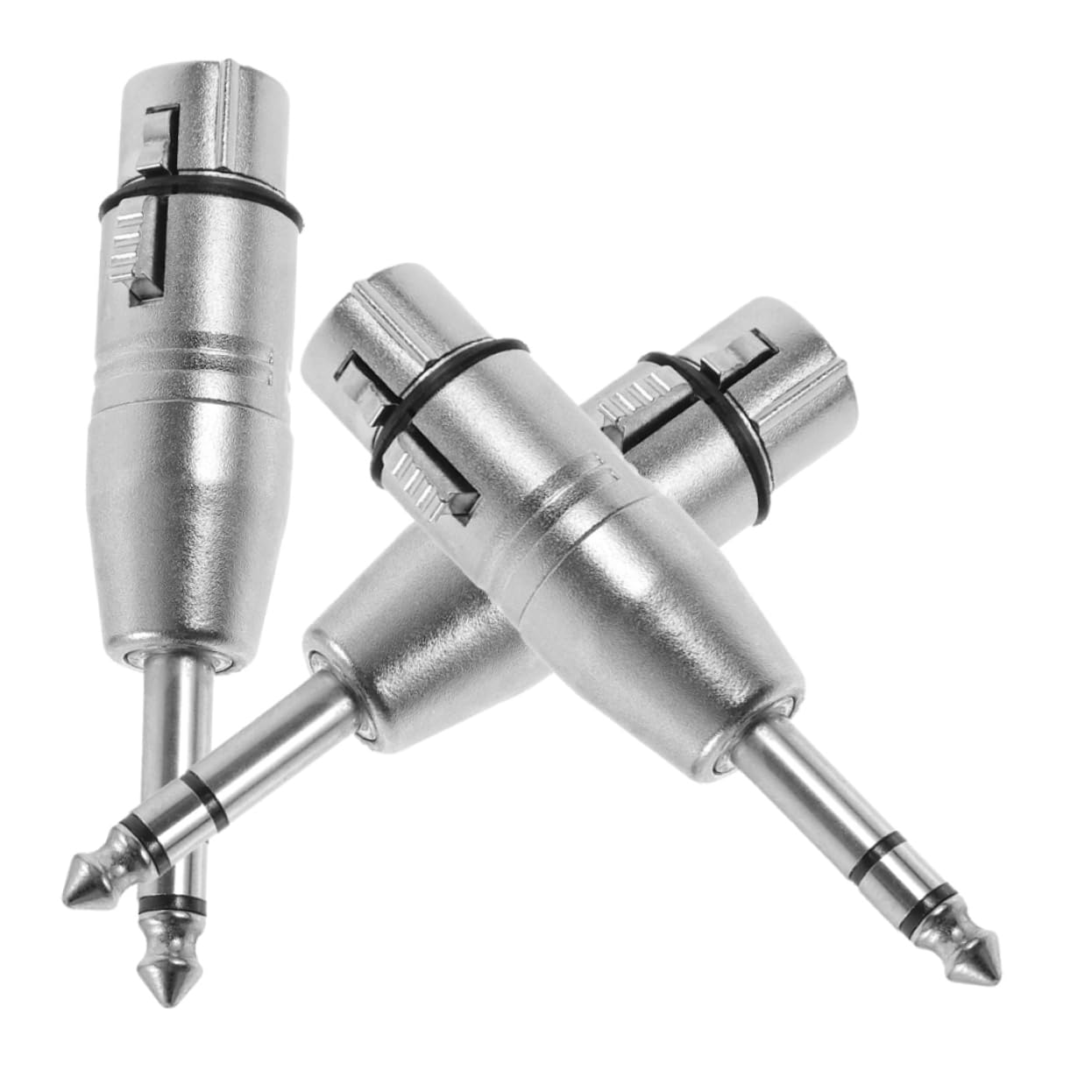 Artibetter 15 Pz adattatore audio adattatore per cuffie stereo versatile sbilanciato maschio da 6,35 mm XLR Lega di zinco