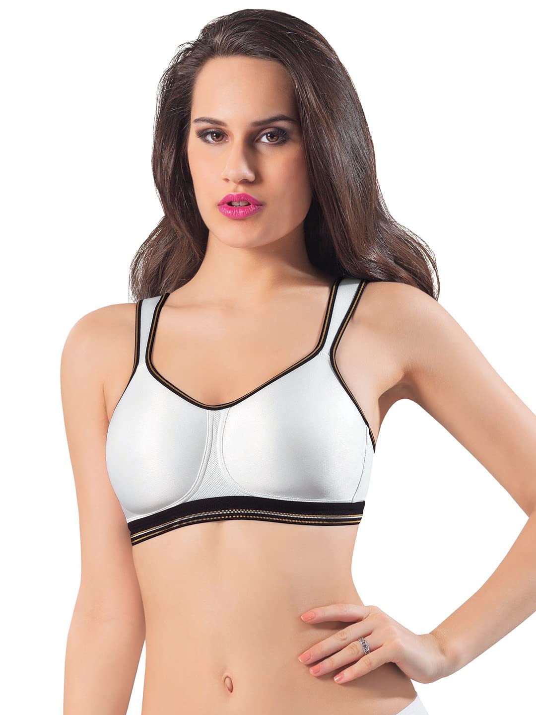 dazzle 62001 Women's Sports Spacer Racer Back Bra (Multi-Coloured)-picture-55