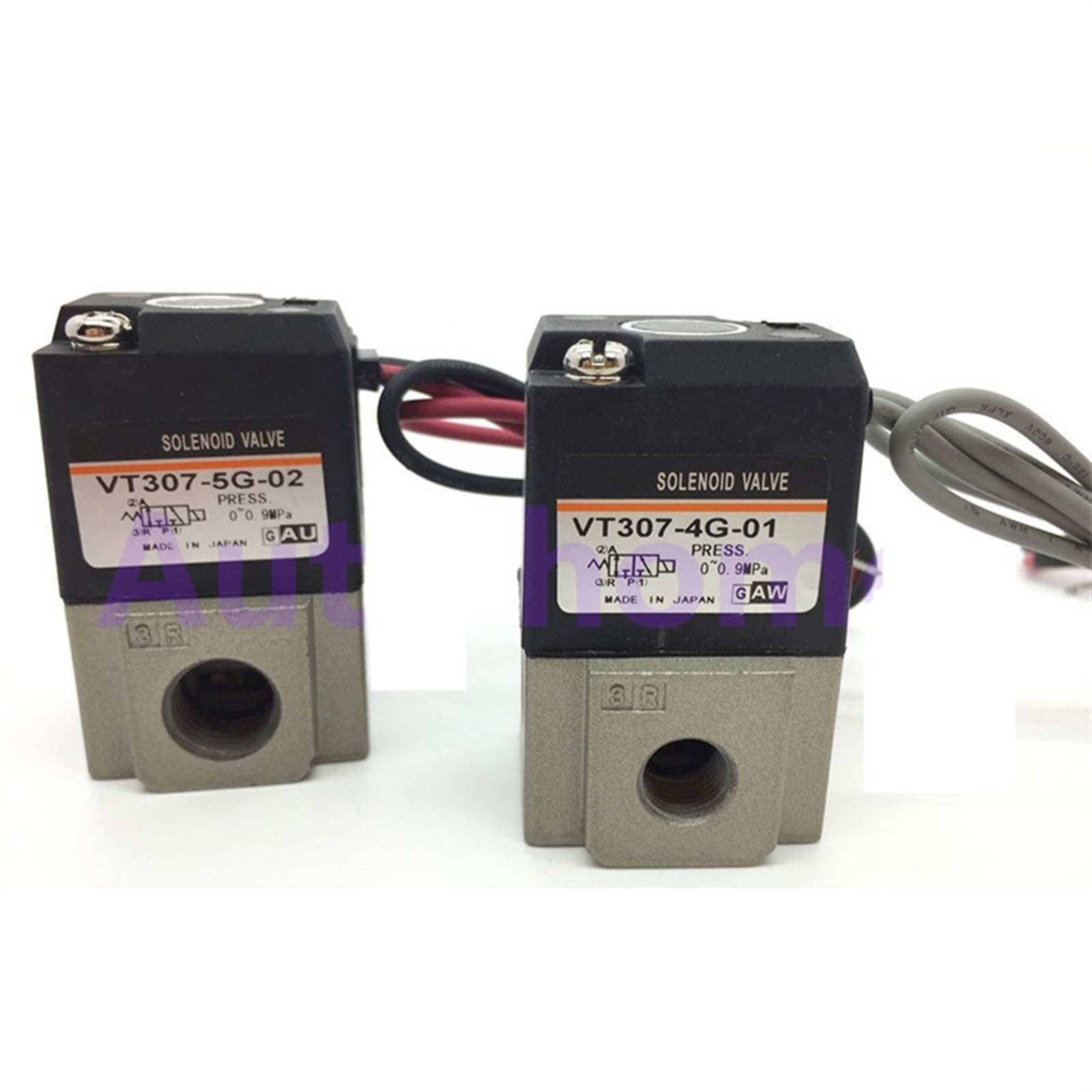 Électrovanne pneumatique haute fréquence VT307 3 voies 12V DC avec filetage 1/8 pouce