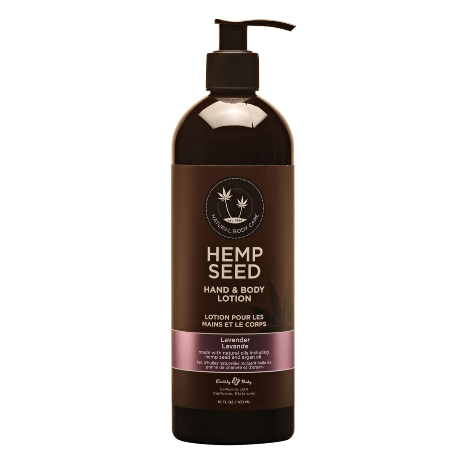 Hemp Seed Hand & Body Lotion - Soothe Dry Skin - Argan Oil, Hemp Seed Oil - Light, Non-Greasy Formula - Vegan & Cruelty Free