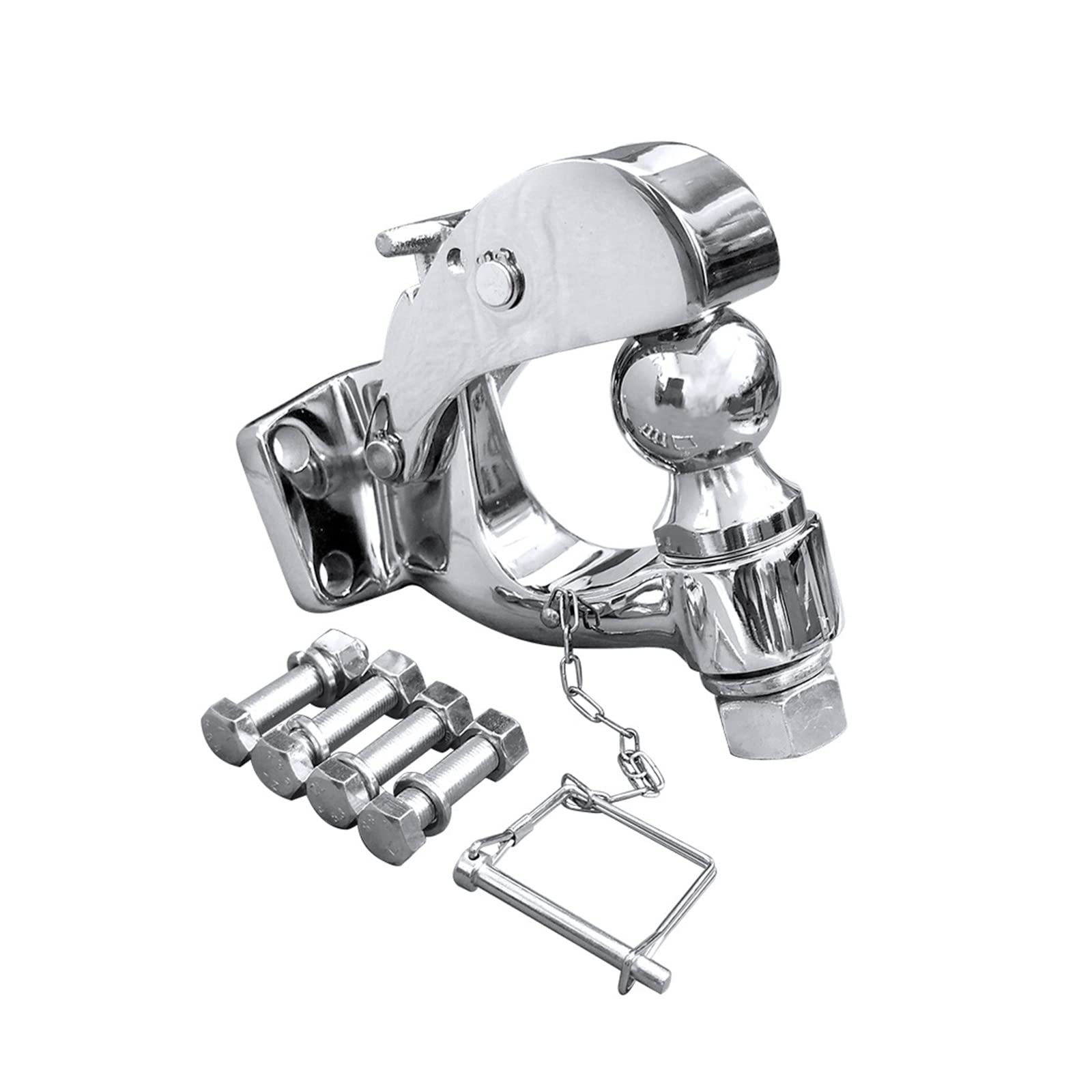 Hak czopowy Chrome Hitch Holowanie Heavy Duty 5 TON holowniczy samochodu RV Części Camper Caravan Akcesoria do kamperów,Kompaktowa oszczędność miejsca