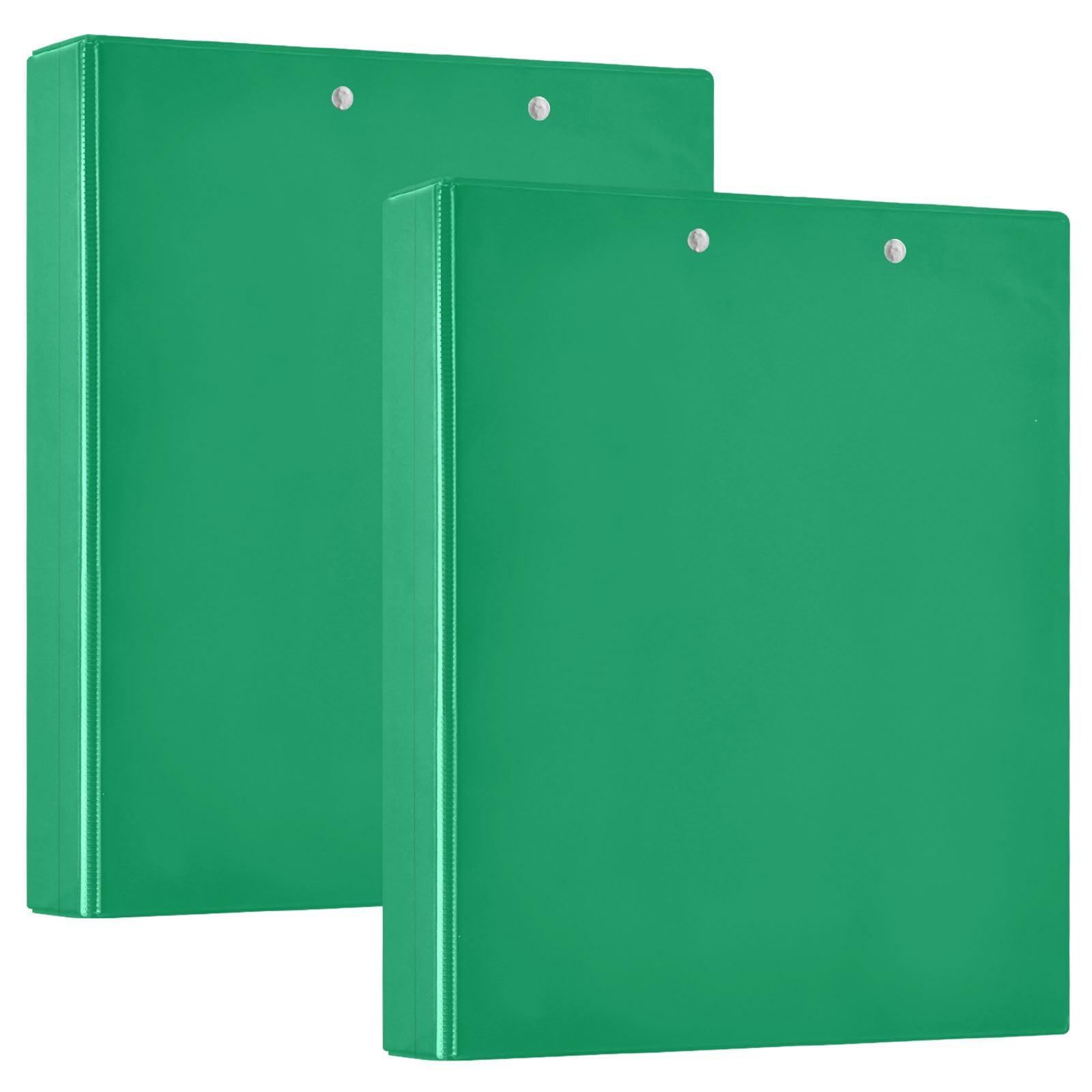 Raccoglitore a 3 anelli stampato, raccoglitore ad anelli a D con tasche, raccoglitore decorativo per scuola, università o ufficio, verde pavone, taglia unica 2