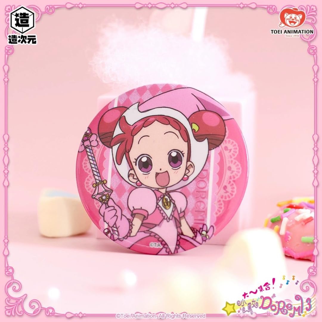 おジャ魔女どれみ　海外東映正規品　缶バッジ　8点セット Amazon.co.jp: おジャ魔女どれみ 海外東映正規品 缶バッジ 8点