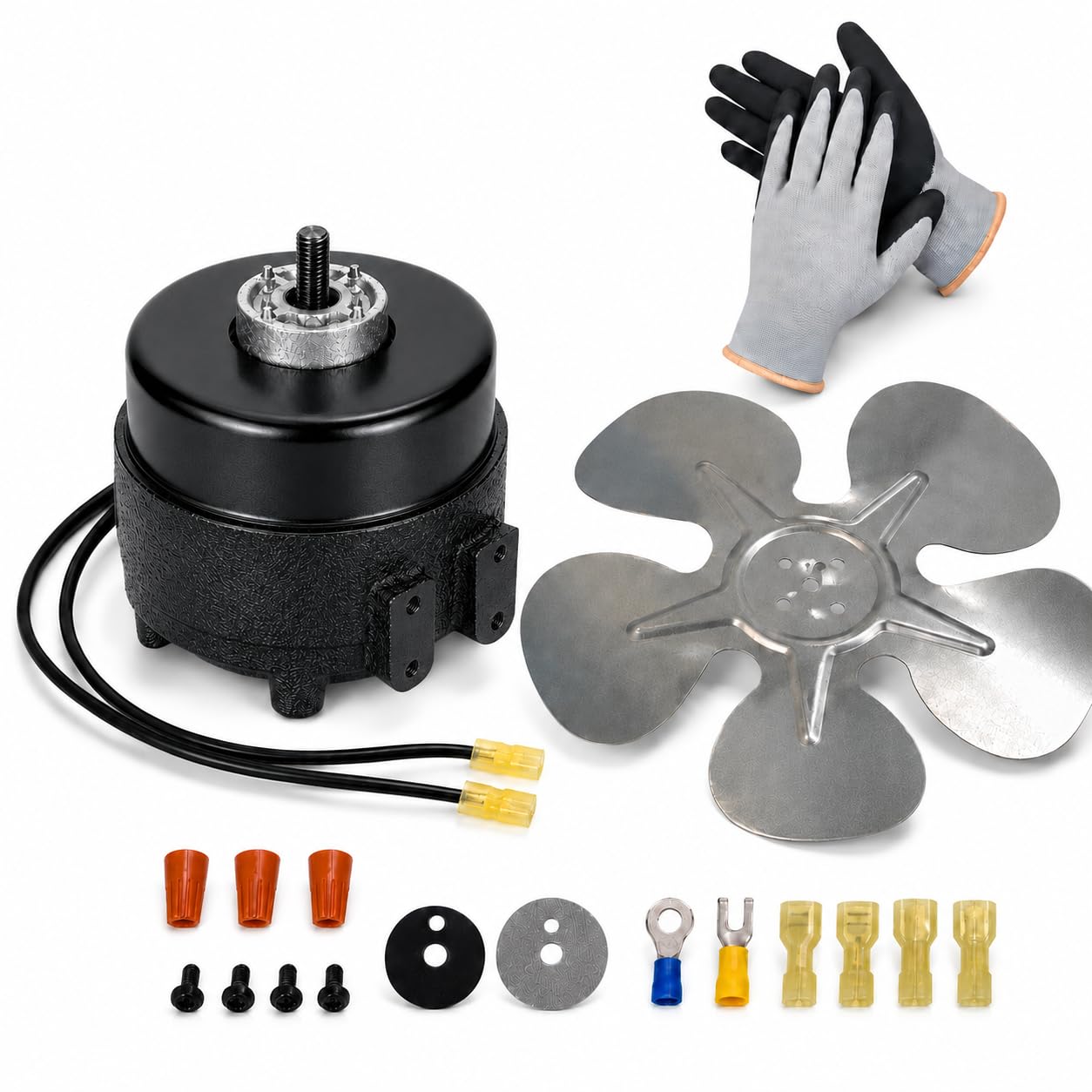 800448 Evaporator Fan Motor Replacement for 830037, Compatible with TR/UR Refrigerator, 115V 9W 1550 RPM Condenser Fan Motor, Strong Power Refrigerator Evaporator Motor