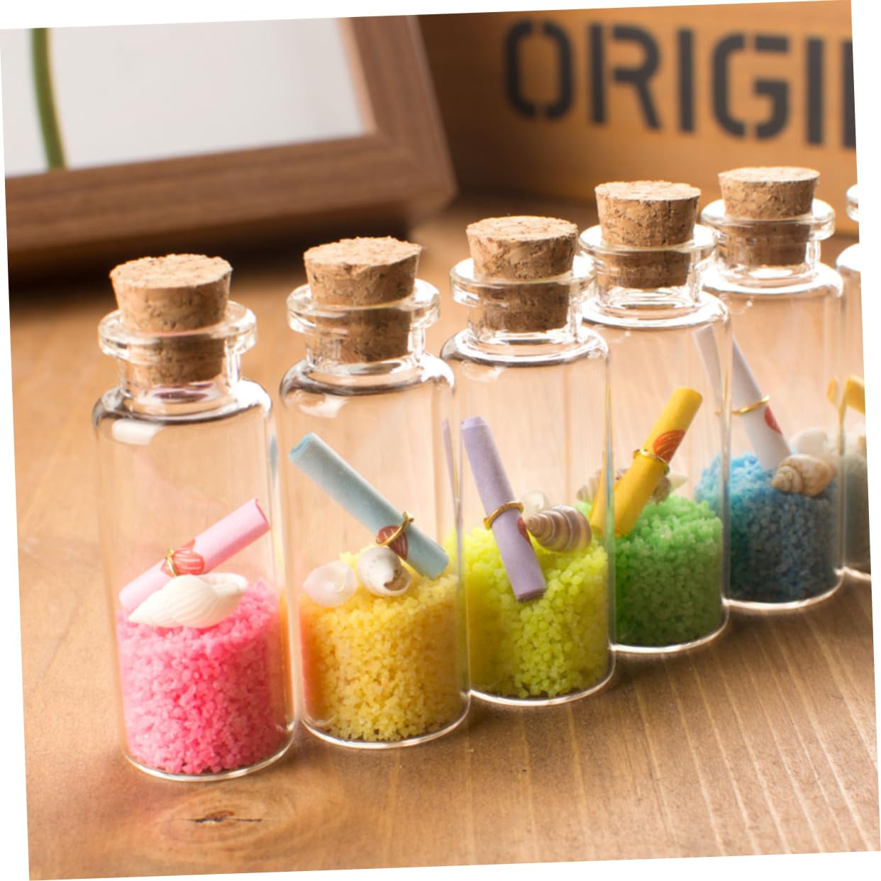 VANZACK 2Pack Fluorescent Powder Bright Glow Dark Sand for Nail Art Luminous Glitter Pigment Dust Green Non for Indoor Outdoor Decor