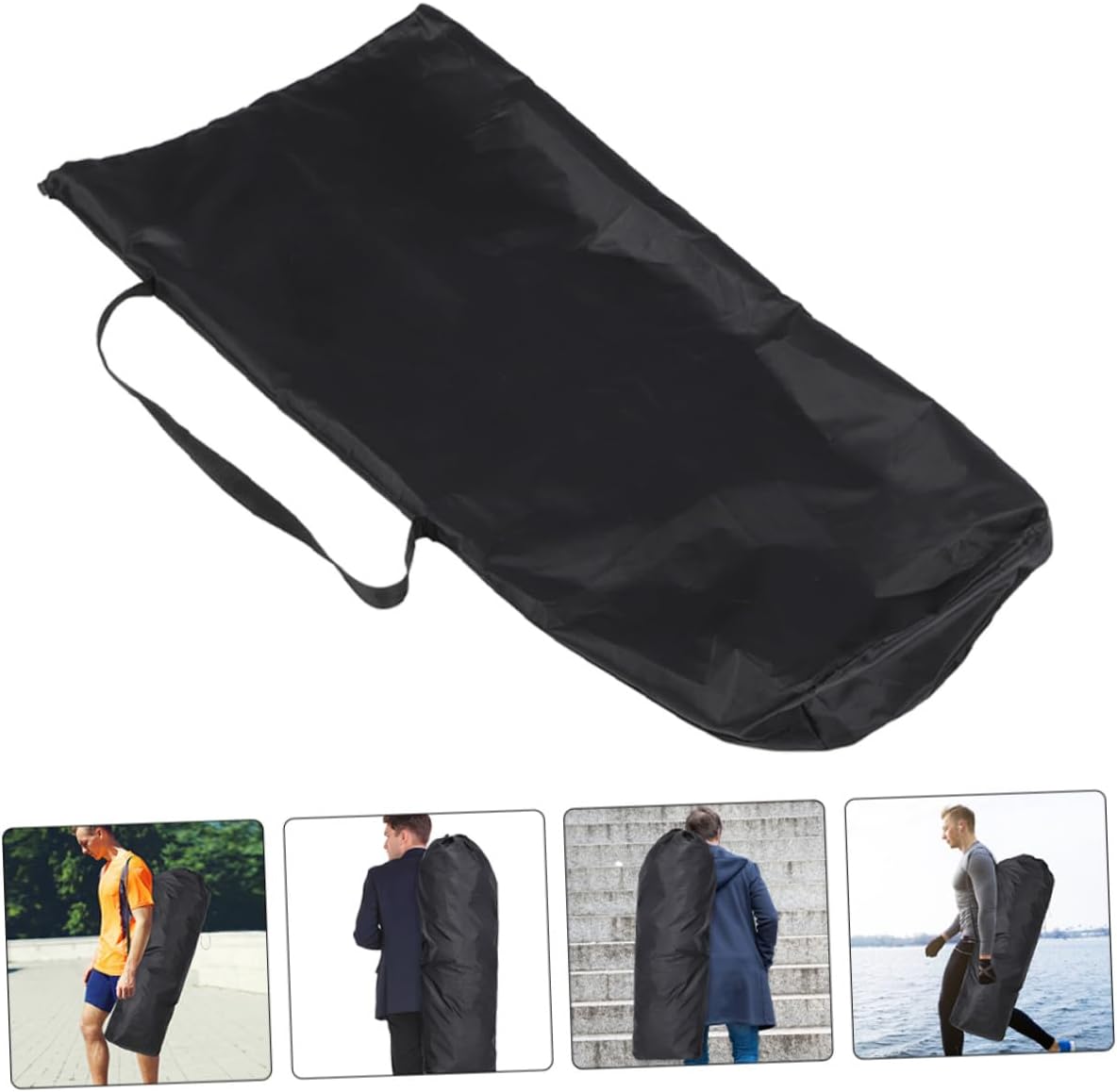 2pcs Gate Check Stroller Bags for Airplane Travel Lightweight Foldable Stroller Transport Covers with Shoulder Straps Protective Storage on Flights and Car Trips