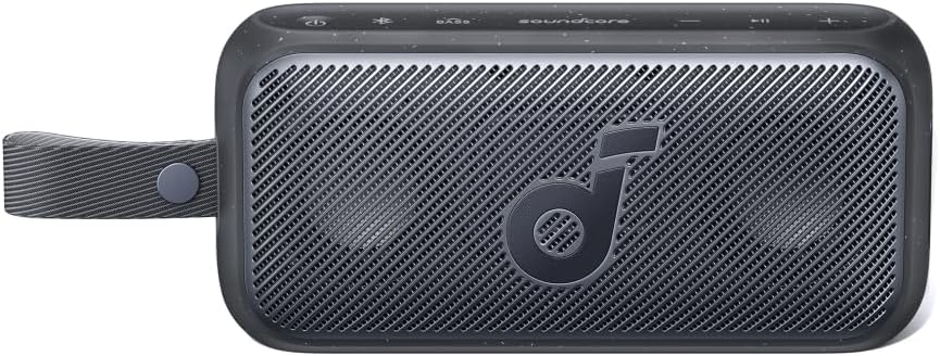 Motion 300 Wireless Hi-Res Portable Speaker with BassUp, Bluetooth Speaker with SmartTune Technology, 30W Stereo Sound, IPX7 Waterproof, Detachable Strap, for Backyard, Camping and Hiking