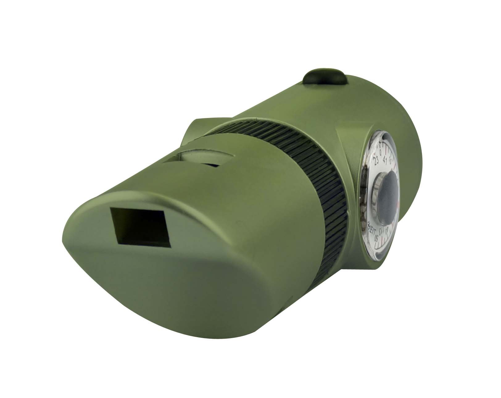 Se CCH7 – 1 g 7-in-1 Survival Whistle in verde