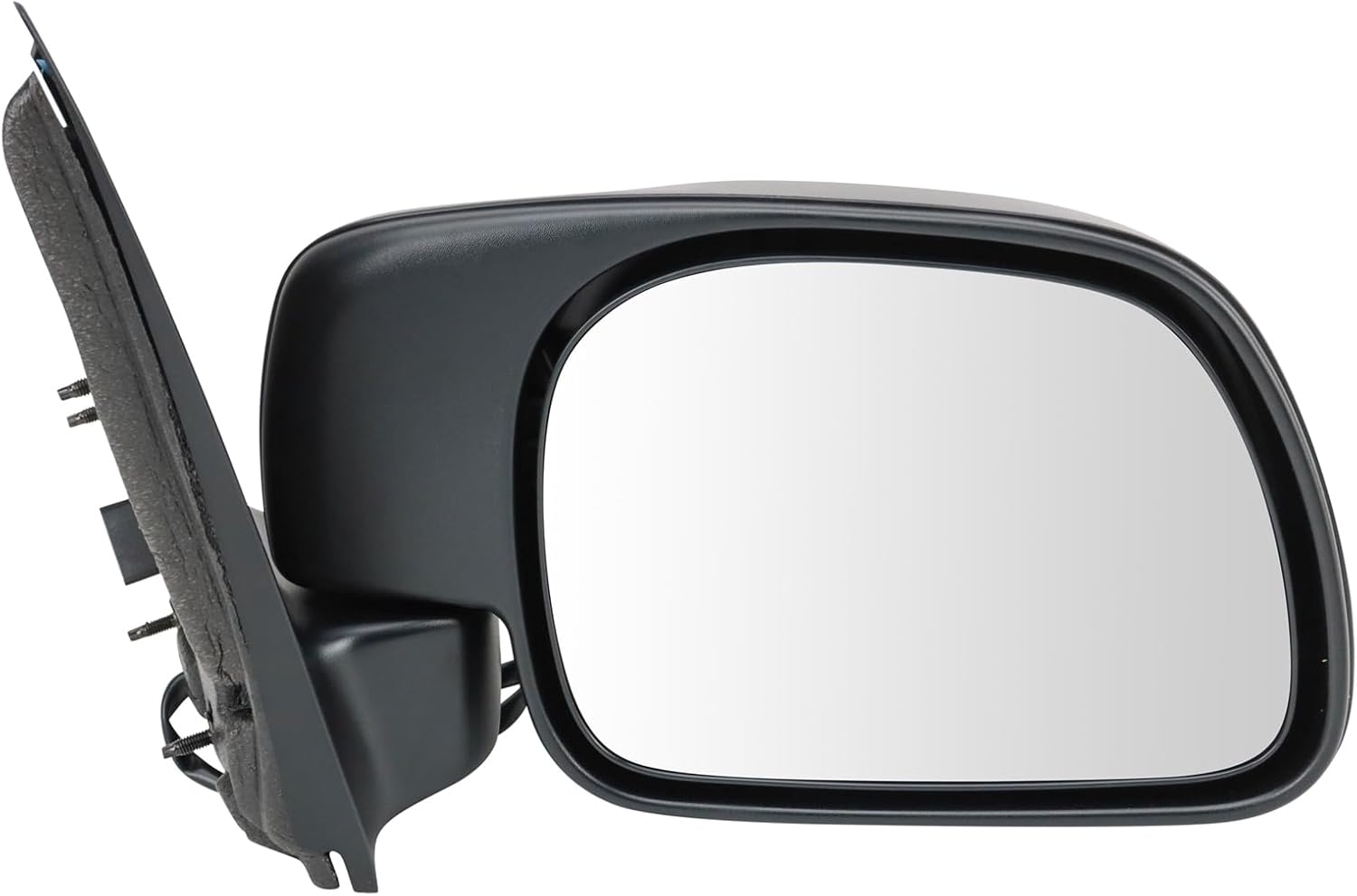 TRQ Passenger Side Power Mirror Textured Black Compatible with 2001-2007 Ford F-250 Super Duty F-350 Super Duty FO1321255